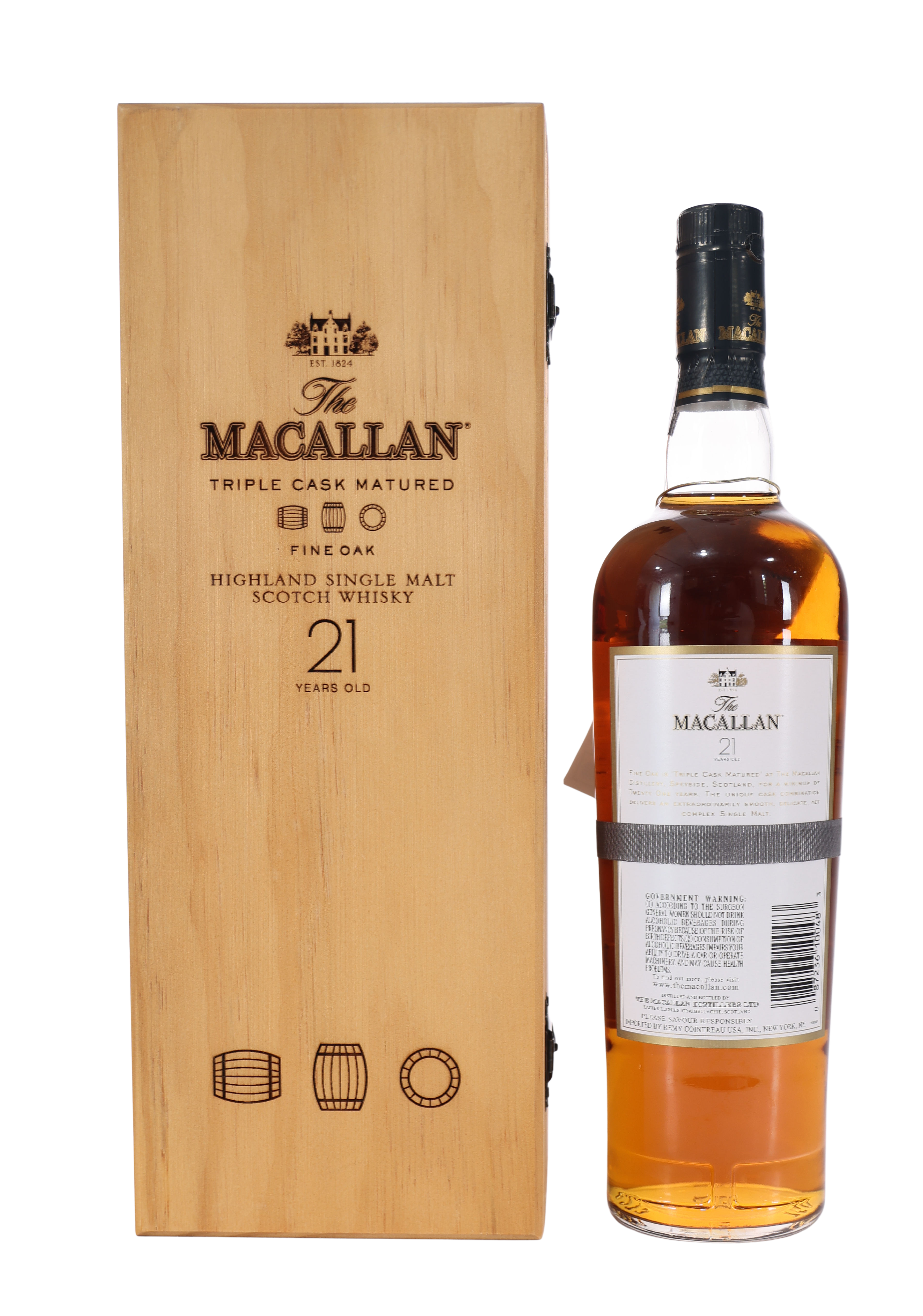 Macallan 21yr Fine Oak Scotch Whisky – Rare Single Malt | Whiskey